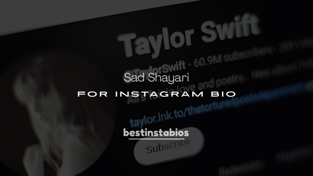 Best 200+ Sad Shayari for Instagram Bio